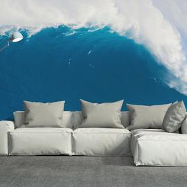 Fotobehang woonkamer golven zee muurdecoratie
